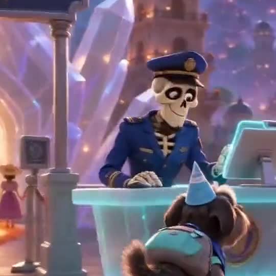 Day of the Dead Pet with a pet