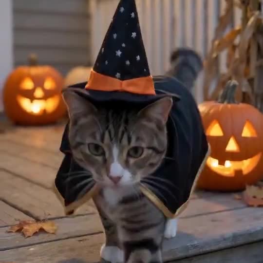 Pet Halloween Costume with a pet
