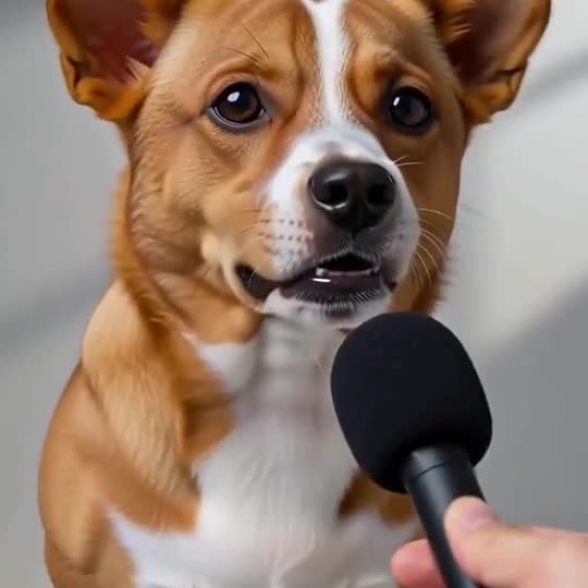 Talking Pet with a pet